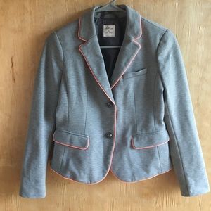 Gap Academy Blazer Gray with Hot Pink Trim